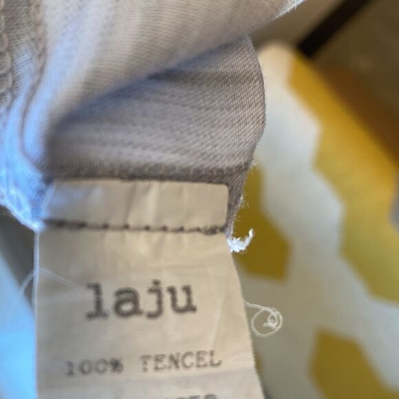 COPY - Laju dress grey large belted waist short sleeve - Picture 5 of 6